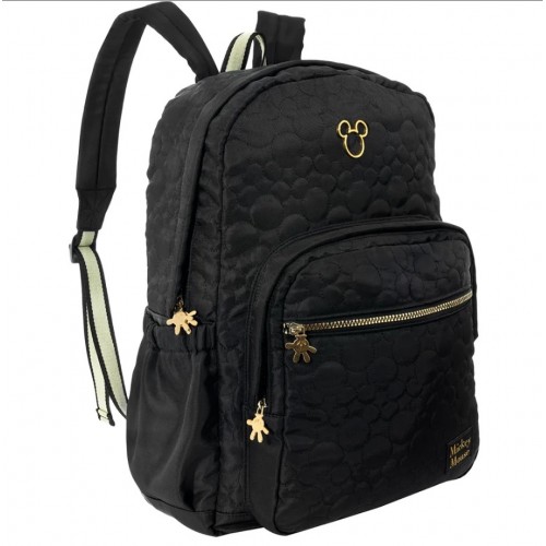 Mochila Costa Mickey Preto Estojo Box  Escolar Xeryus