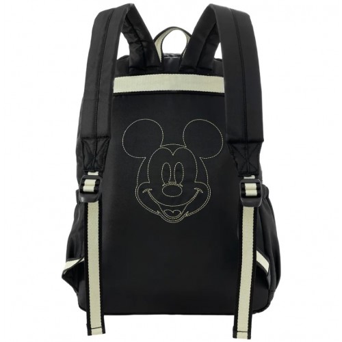 Mochila Costa Mickey Preto Estojo Box  Escolar Xeryus