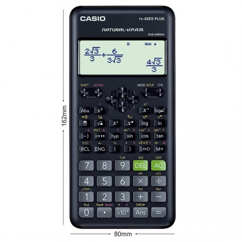 Calculadora Científica FX-82ES Plus 252 Funçoes Casio - Casio - FX-82ES Plus BK