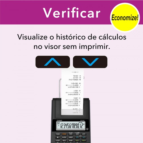 Calculadora Com Bobina HR-8RC Bivolt Casio - Casio - HR-8RC