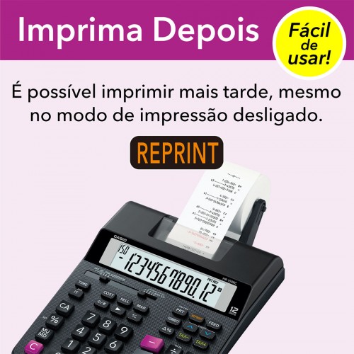 Calculadora Com Bobina HR-150C Bivolt Casio - Casio - HR-150RC