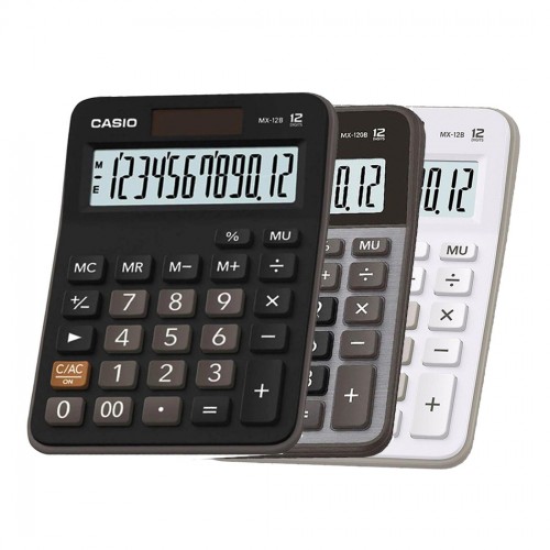 Calculadora Mesa MX - 12B 12 Dígitos Casio Original - Casio - MX-12B