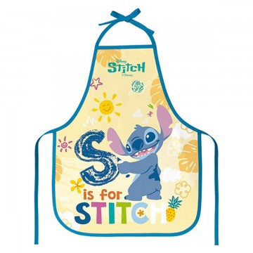 Avental Infantil Escolar Desenho Stitch Pvc Dac