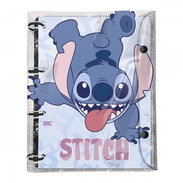 Caderno Argolado Little Stitch Fichario Botão Cris...