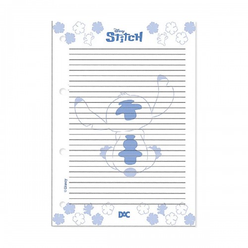 Caderno Argolado Little Stitch Fichario Botão Cristal Dac