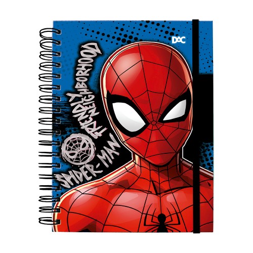 Caderno Smart Folhas Reposicionáveis 80fls Homem Aranha Dac