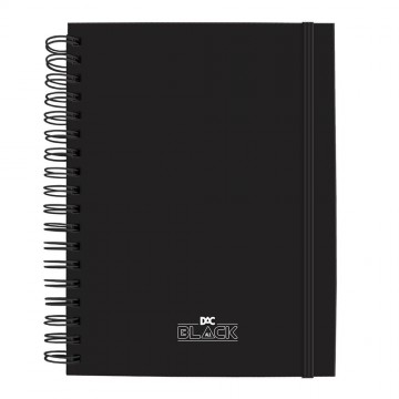 Caderno Smart Universitário All Black Folhas Tira ...