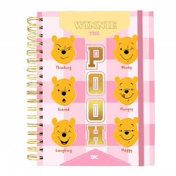 Caderno Smart Universitário Pooh 80 Flhs 10 Divisó...