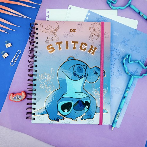 Caderno Universitário Smart Stitch 10 Divisórias  80 Fls Dac