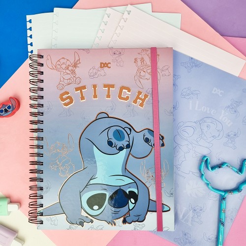 Caderno Universitário Smart Stitch 10 Divisórias  80 Fls Dac