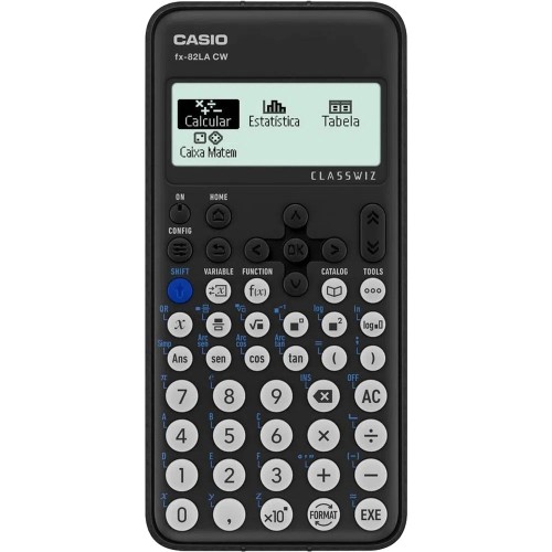 Calculadora Científica Casio FX 82LA CW 300 Funções Preta