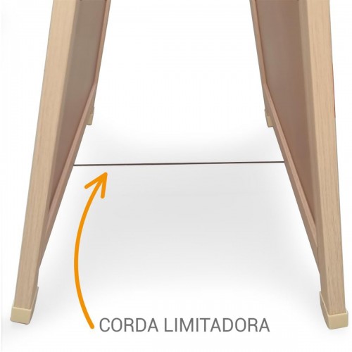 Cavalete Duplo Calçada Cardápio 80 X 60 cm Carvalho Stalo