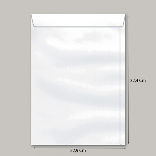 Envelope A4 Branco 229 x 324 mm 22x 32 250 Unidades Volunder