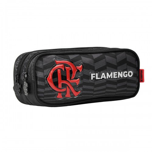 Estojo Duplo Escolar Flamengo R1 Xeryus