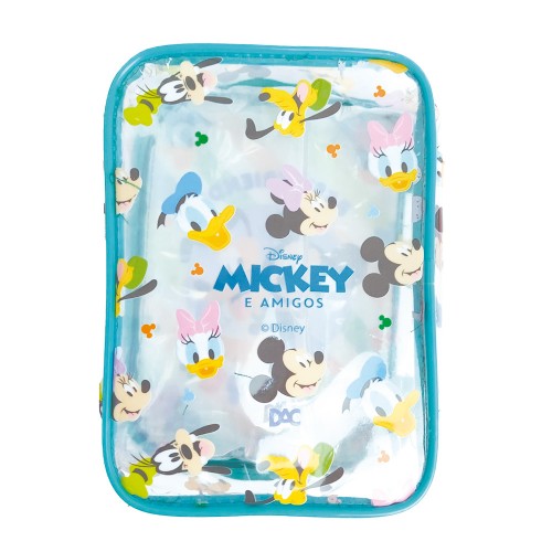 Estojo Escolar Infantil Baú Box Grande Mickey PVC Dac