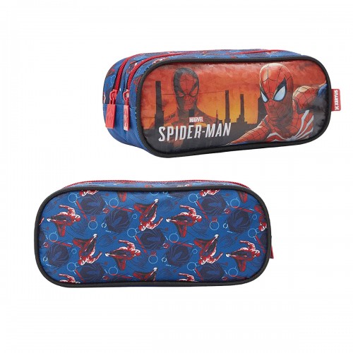 Kit Michila Infantil  Spider Man City Lancheira Estojo Xeryu