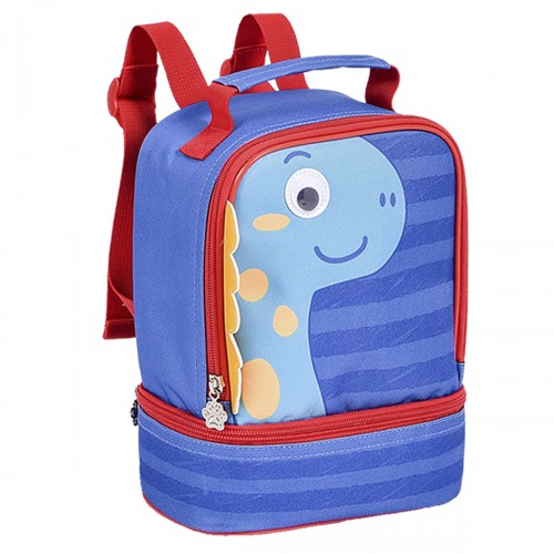 Kit Mochila Costa Infantil Pequena Dinossauro Dino Clio