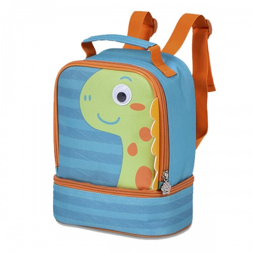 Kit Mochila Costa Infantil Pequena Dinossauro Dino Clio