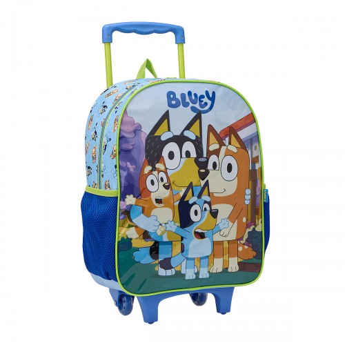 Kit Mochila Infantil Bluey X Rodinha Lancheira Estojo Xeryus