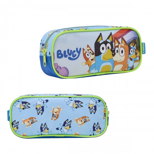 Kit Mochila Infantil Bluey X Rodinha Lancheira Estojo Xeryus