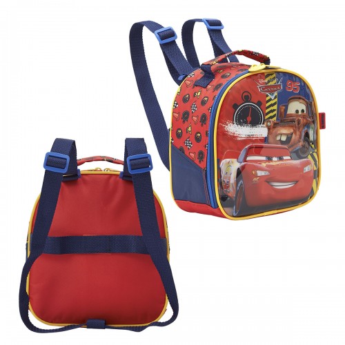 Kit Mochila Infantil Carros Relampago Lancheira Estoj Xeryus