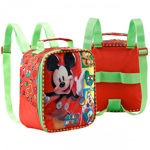 Kit Mochila Infantil com Rodas 16 Mickey Escolar