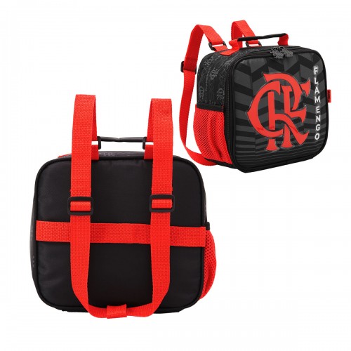 Kit Mochila Infantil Flamengo Escolar Lanheira Estojo Xeryus