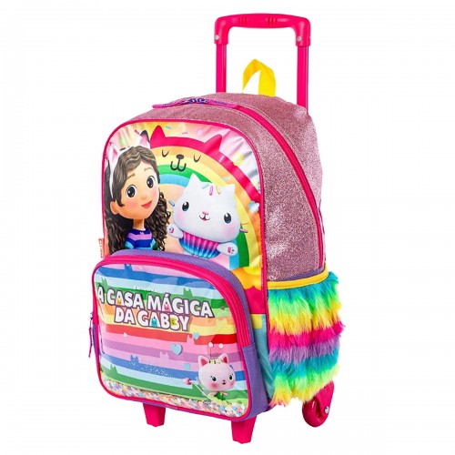 Kit Mochila Infantil Gabby Grande Lancheira Estojo Sestini