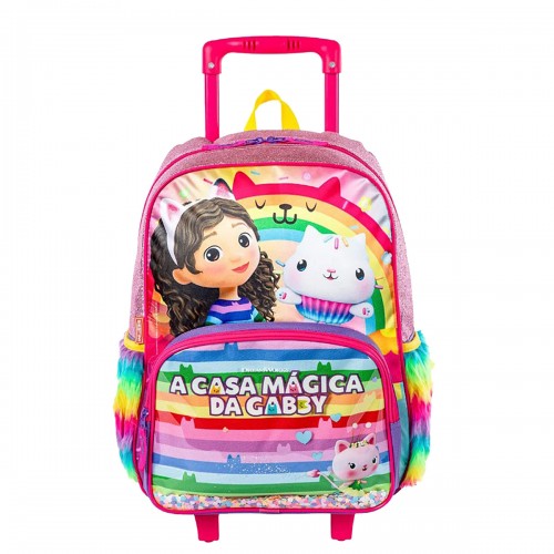 Kit Mochila Infantil Gabby Grande Lancheira Estojo Sestini