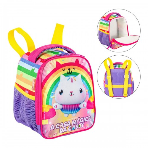 Kit Mochila Infantil Gabby Grande Lancheira Estojo Sestini