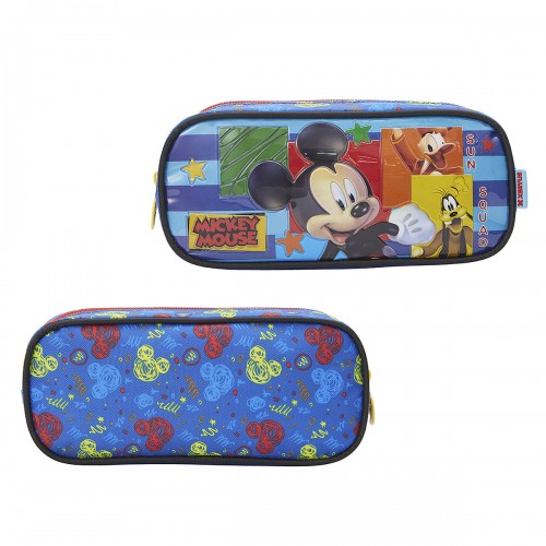 Kit Mochila Infantil Mickey X Grande Lancheira Estojo Xeryus