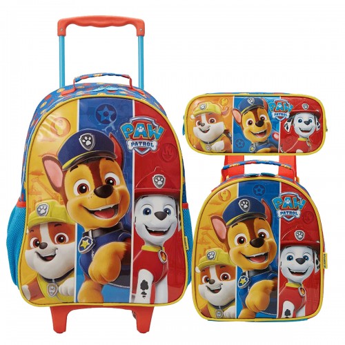 Kit Mochila Infantil Patrulha Canina Paw Patrol Xeryus