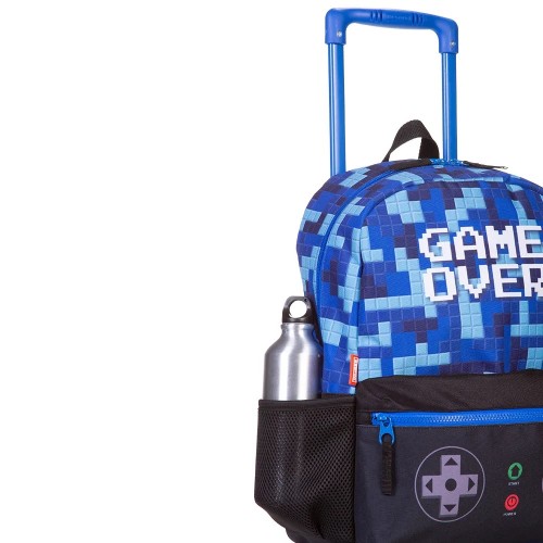 Kit Mochila Infantil Rodinha Game Lancheira Estojo Sestini