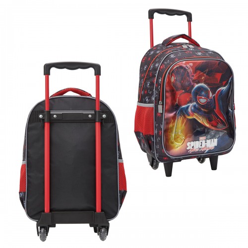 Kit Mochila Infantil Spider Man Miles Morales Xeryus