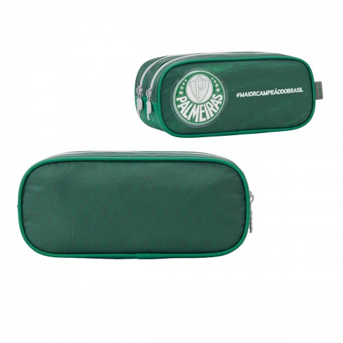 Kit Mochila Rodinha Infantil Palmeiras Estojo Escolar Xeryus