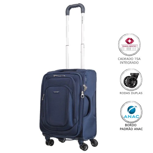 Mala Bordo Viagem 10 kg Kick Air Cadeado 360° Samsonite