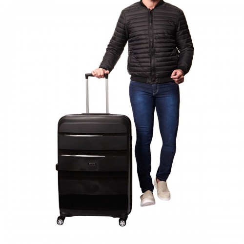 Mala Grande Viagem Expansível Spin Air 360º Samsonite Preto