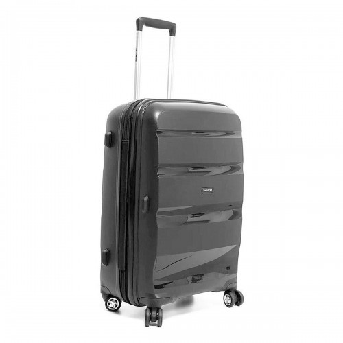 Mala Média Viagem Spin Air Expansível 360° Samsonite Preto