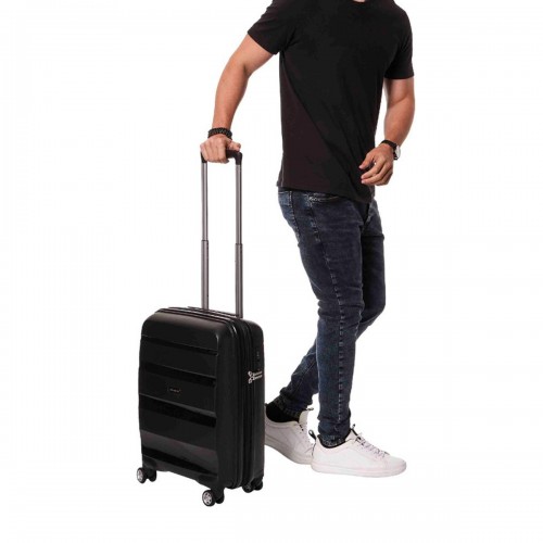 Mala Pequena Viagem Spin Air Expansível 360° Samsonite Preto