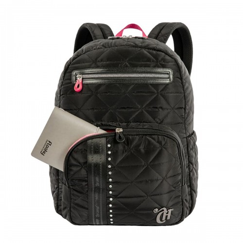 Mochila Capricho Dark Costa feminina Grande Teen Escolar