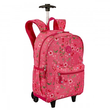 Mochila Carrinho Capricho Student Grande Escolar S...