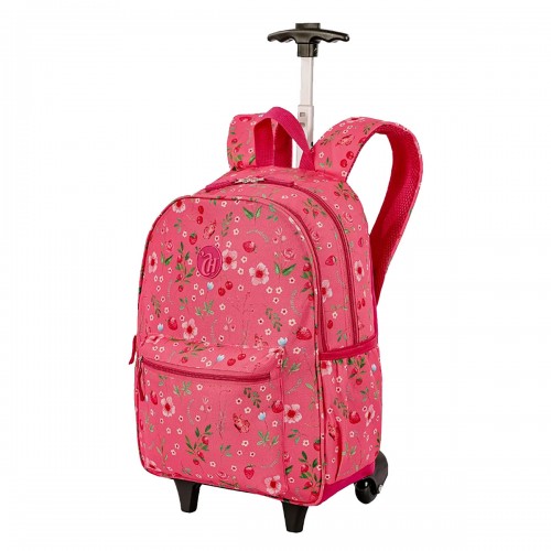 Mochila Carrinho Capricho Student Grande Escolar Sestini