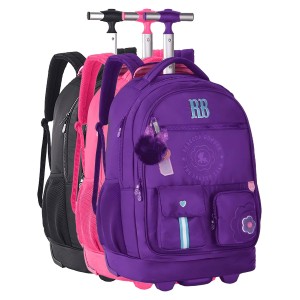 Mochila Carrinho RB Rebecca Bonbon Grande Rodinha Escolar