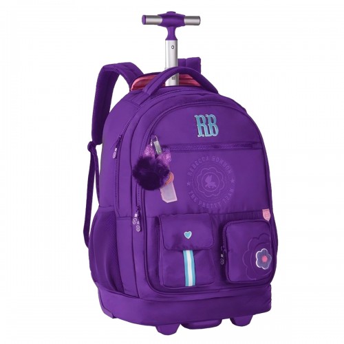 Mochila Carrinho RB Rebecca Bonbon Grande Rodinha Escolar