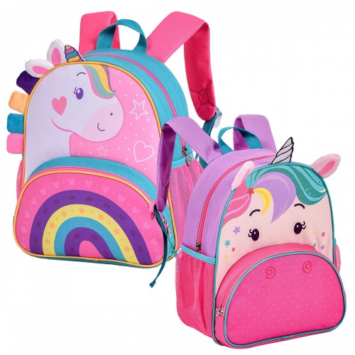 Mochila de Costas Infantil Pets Unicórnio Escolar Clio