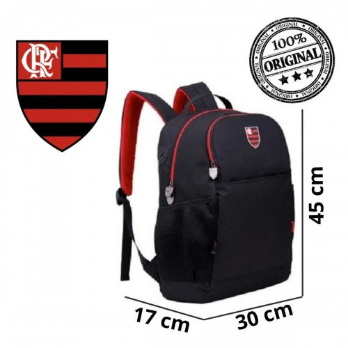 Mochila de Costas Juvenil Flamengo Esportiva Ref:03  Xeryus