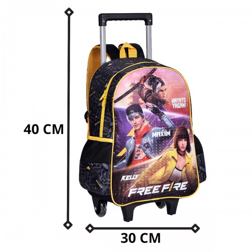 Mochila de Rodinha 16 Free Fire Clio