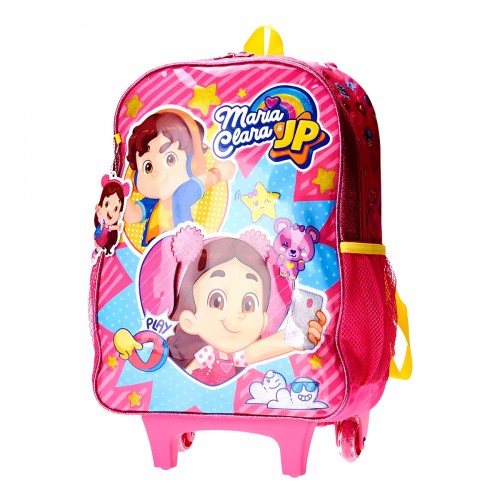 Mochila De Rodinhas Escolar Maria clara e JP Infantil Clio