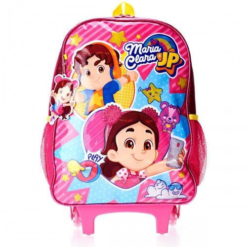 Mochila De Rodinhas Escolar Maria clara e JP Infantil Clio