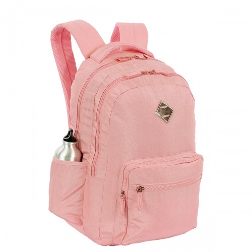 Mochila Feminina 2 Compartimentos College 3 Metálico Sestini